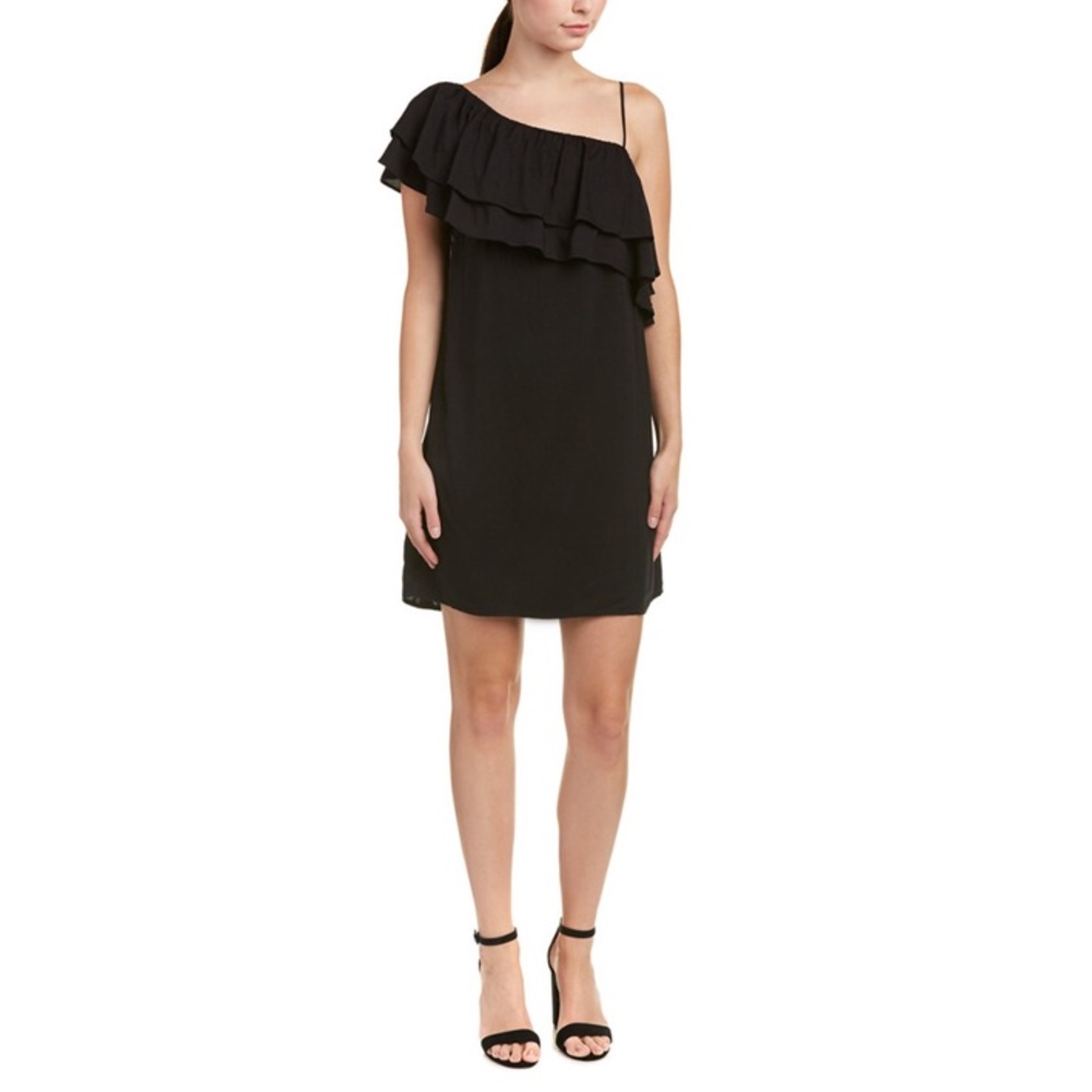 Splendid One Shoulder Black Dress NWT
